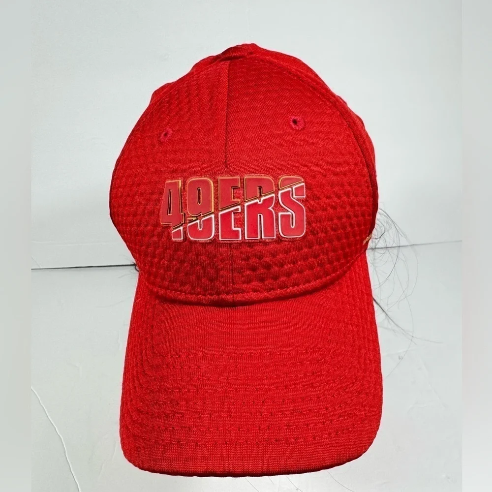 San Francisco 49ers Hat M/L New Era Cap 9FIFTY Red NFL Football Training